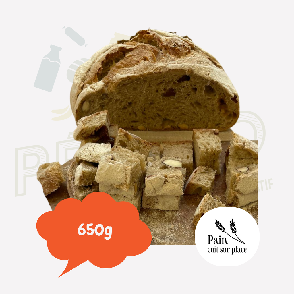 Pain amande-abricot "La source" 650g